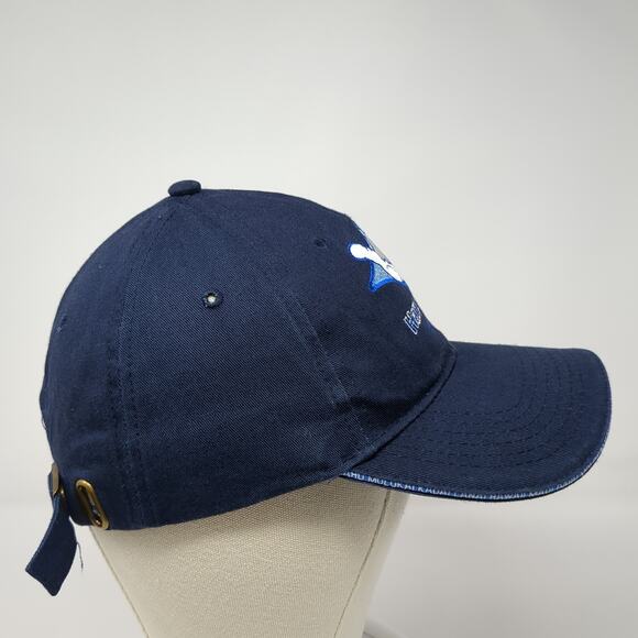 Hang Loose Hawaii Slideback Baseball Cap Blue OS Surfware Hawaiian Classics - Picture 5 of 9